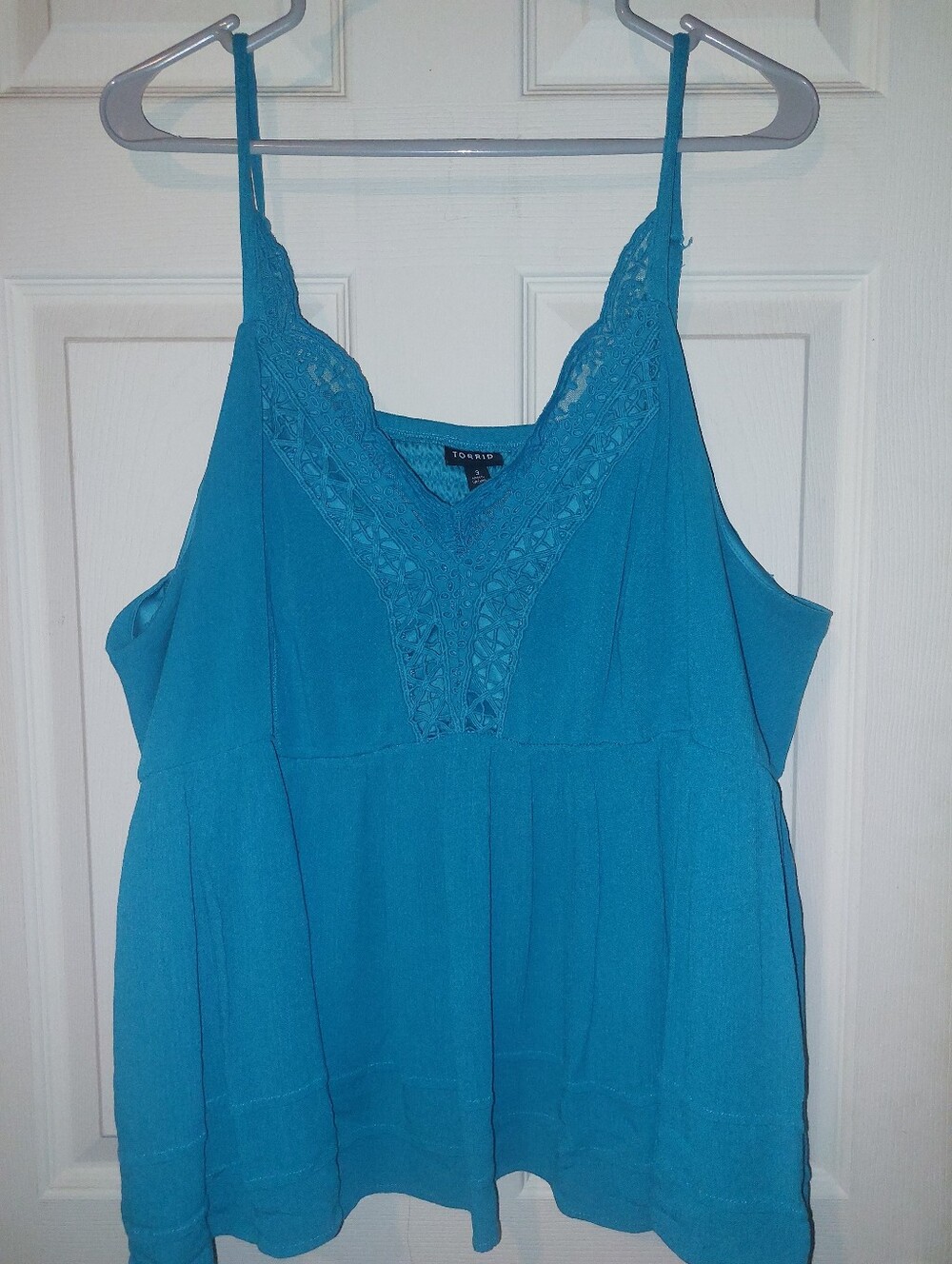 Torrid 3 Turquoise Babydoll Tank